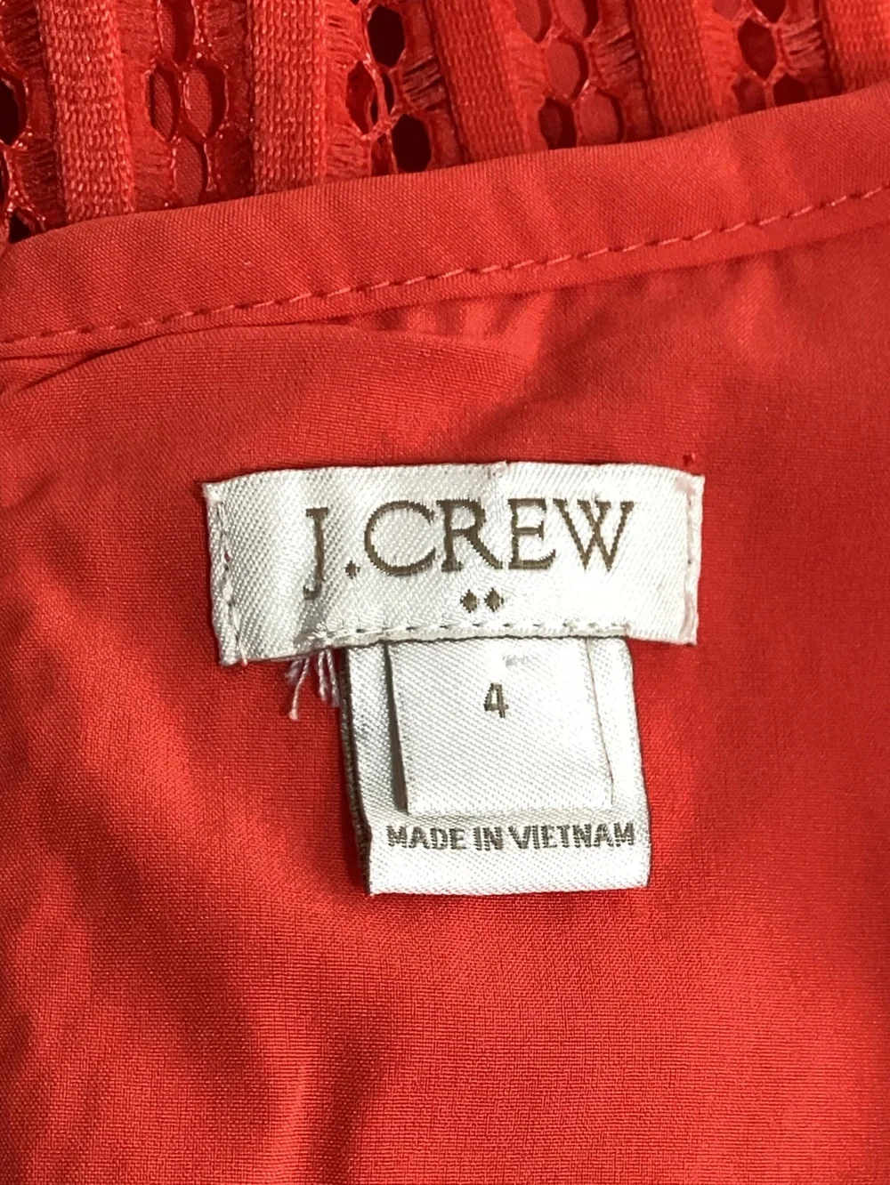 J. Crew vivid red